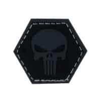 Airsoft / Airsoft PVC Klettpatch (Punisher - Hexagon / blackops)