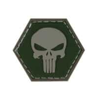 Airsoft / Airsoft PVC Klettpatch (Punisher - Hexagon / multicam)