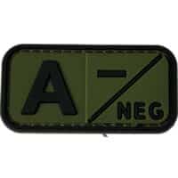 Airsoft / Airsoft PVC Klettpatch (A neg, oliv)