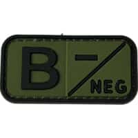 Airsoft / Airsoft PVC Klettpatch (B neg, oliv)