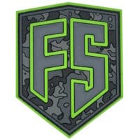 First Strike Paintball / Airsoft PVC Velcro patch (Shield Urban/Lime)