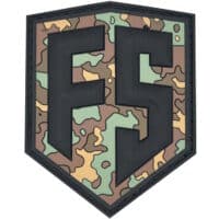 First Strike Paintball / Airsoft PVC Velcro Patch (Shield Woodland)