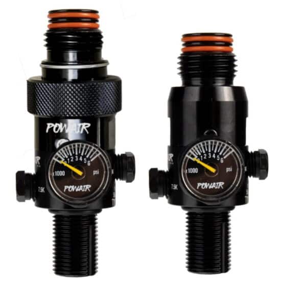 Powair_MaxReg_300_Bar_Regulator_mit_Valve_Head_Bonnet_mit_On_Off_Ventil_Groessenvergleich-jpg