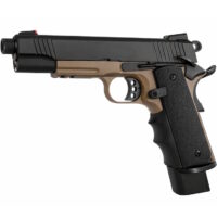Army Armament M1911 Extended GBB Airsoft Pistol (black/tan)