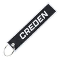 CREDEN Schlüsselanhänger mit Logo (schwarz/weiss)
