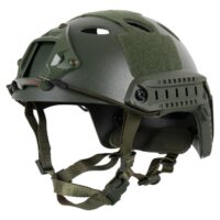DELTA SIX FAST PJ Hole Tactical Helm für Airsoft / Airsoft (oliv)