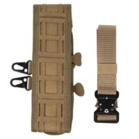 DELTA_SIX_Laser_Cut_Battle_Belt_Mollesystem_Gurtel_mit_Metall_Schnalle_Tan_details