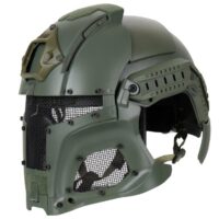 DELTA SIX Tactical Trooper Helmet for Airsoft (Olive)