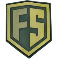 First Strike Airsoft / Airsoft PVC Klettpatch (Shield OG Green OD)