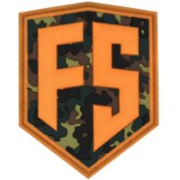 First Strike Airsoft / Airsoft PVC Klettpatch (Shield Orange)
