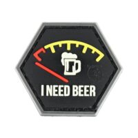 Paintball / Airsoft PVC Velcro Patch (I Need Beer)