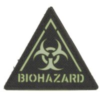 Airsoft / Airsoft PVC Klettpatch (Biohazard BLACK/GLOW)