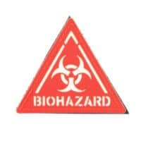 Airsoft / Airsoft PVC Klettpatch (Biohazard RED/GLOW)