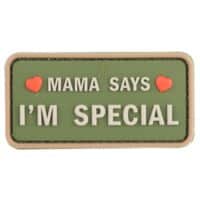 Airsoft / Airsoft PVC Klettpatch (Mama Says I'm Special - oliv)
