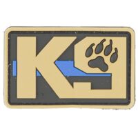 Airsoft / Airsoft PVC Klettpatch (K-9/braun)