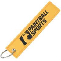 Airsoft Sports Schlüsselanhänger mit Logo (gelb)