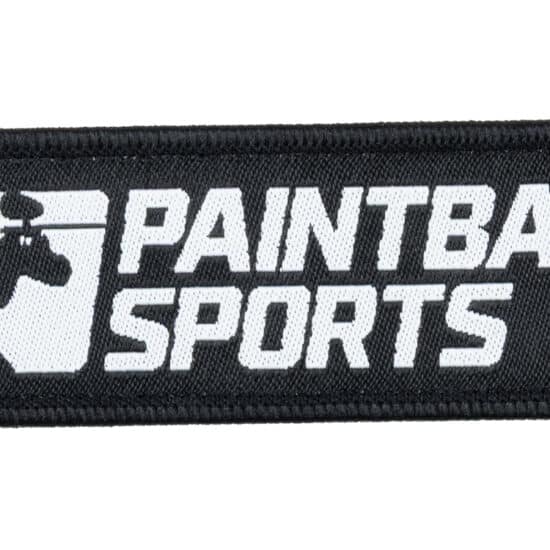 Paintball_Sports_Schluesselanhaenger_mit_Logo_schwarz_weiss_close-jpg