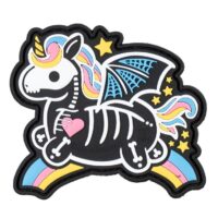 Airsoft / Airsoft PVC Klettpatch (Skeleton Unicorn)
