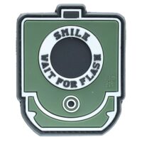 Airsoft / Airsoft PVC Klettpatch (Wait for flash - oliv)