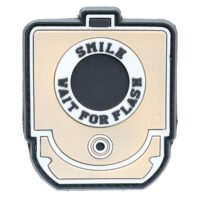 Airsoft / Airsoft PVC Klettpatch (Wait for flash - tan)