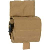 klappbare_Molle_Dump_Pouch_desert_Tan_zusammengerollt