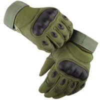 Delta Six ProTac V1 Combat Gloves / tactical full finger gloves (olive)