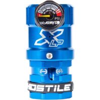 HK Army Hostile XLP Airsoft Regulator - Side Port Quick-Disconnect (blau)