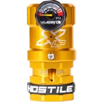 HK Army Hostile XLP Airsoft Regulator - Side Port Quick-Disconnect (gold)