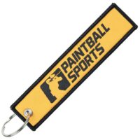 Airsoft Sports Schlüsselanhänger mit Logo (schwarz/gelb)