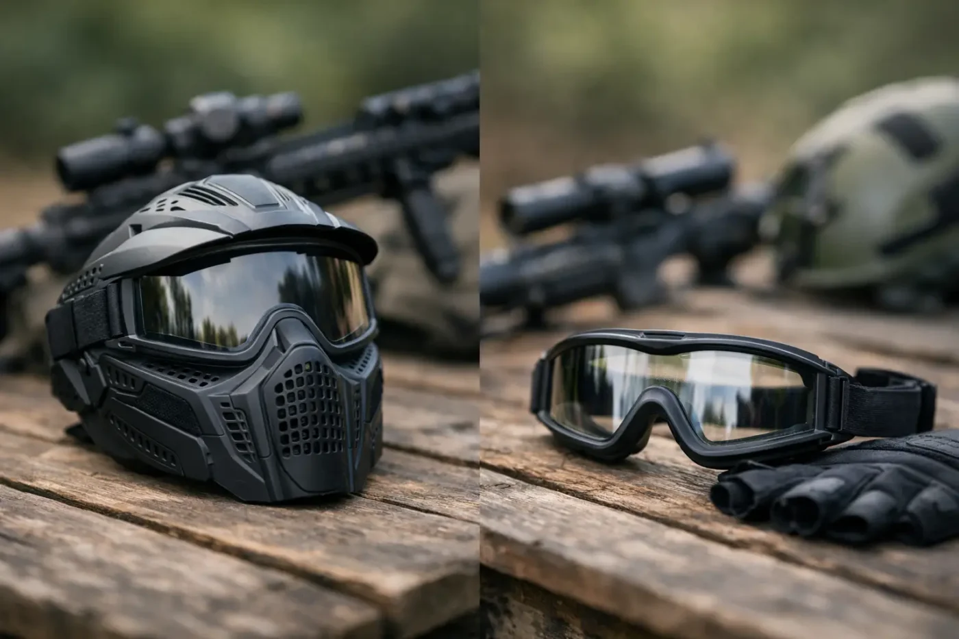 Airsoft Maske oder Brille - was passt besser?