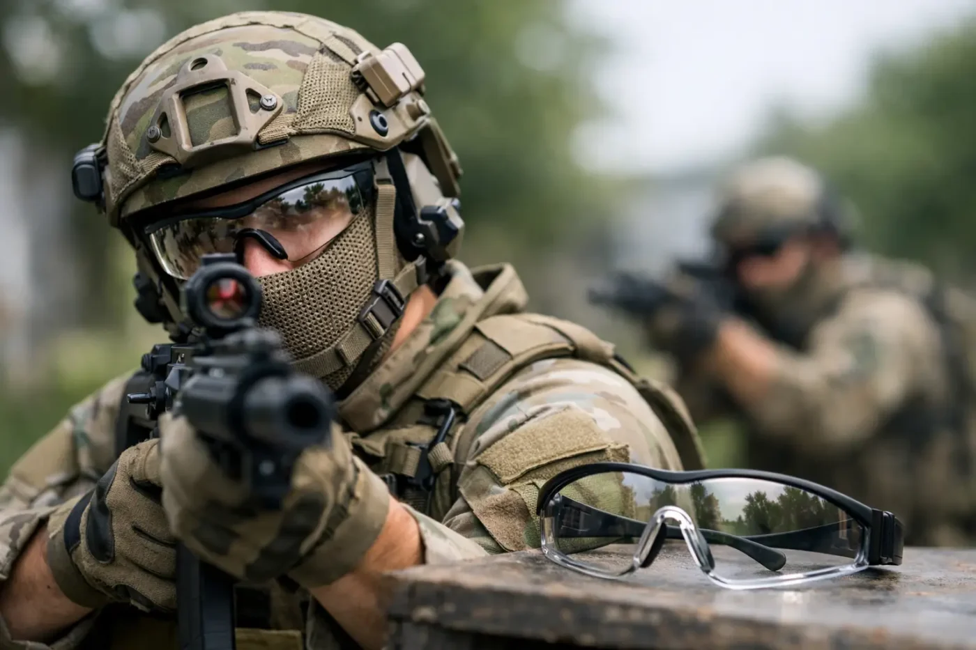 Schutzbrille für Airsoft Pflicht? Klar.