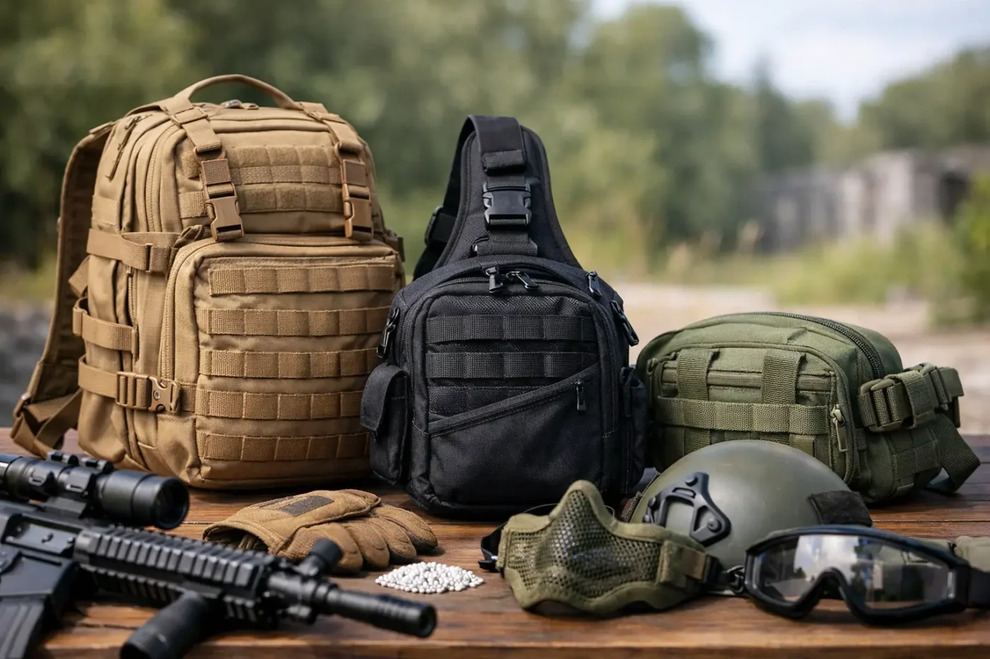 Welche taktische Tasche für Airsoft passt?