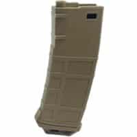 AMAROK M4 AEG Mid-Cap 250-round Polymer Airsoft Magazine (tan)
