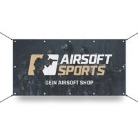 Airsoft Sports Werbebanner 130x70cm (Hero)