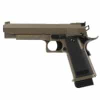 CYMA CM.128 AEP Airsoft Pistole Komplettset (tan) <0,5 Joule / FSK14