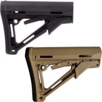 DELTA SIX M4 shoulder stock cover, plastic (black)