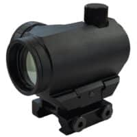 DELTA SIX T1 Tactical Scope Red Dot Visier (20mm Rail, schwarz)