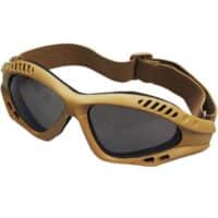DELTA SIX FlexProtect Airsoft goggles (desert / tan - smoke glass)