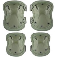 DELTA SIX Taktische Knie- & Ellenbogenschoner für MagFed & Szenario Airsoft im 4er Set (oliv)