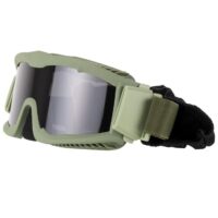 DELTA SIX V2 Comfort Airsoft safety glasses (olive, 3 lenses)