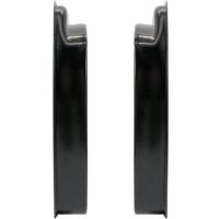 Earmor - PVC Ohr Polster mit Relief Cuts für Brillen (schwarz) - S11