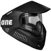 FIELD Airsoft Maske #ONE-Single/Rubber V2 (schwarz)