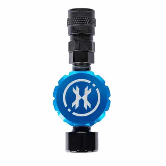 HK_Army_Hostile_XLP_Airsoft_Regulator_Side_Port_Quick_Disconnect_blau_top-jpg
