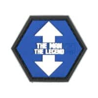 Airsoft / Airsoft PVC Klettpatch (The Man The Legend)