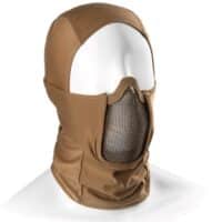 Invader Gear MK.III Sturmhaube / Balaclava mit Steel Half Face Mask (tan)