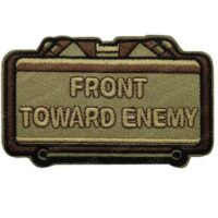 Airsoft / Airsoft PVC Klettpatch Claymore Mine (oliv, gestickt)
