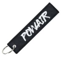 PowAir key ring with logo (black/white)