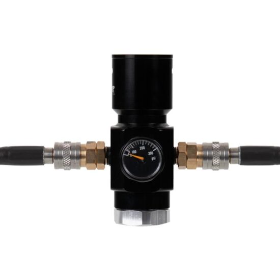 PowAir_V1_DUAL_Airsoft_HPA_Regulator_mit_Schlauchsystem_0_230_PSI_mit_2_Schlaeuchen_conn