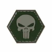 Airsoft / Airsoft PVC Klettpatch (Punisher - Hexagon / multicam)