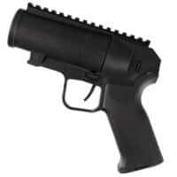 Paintball / Airsoft grenade gun 40mm with 45 degree grip (black)